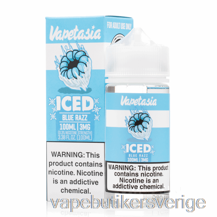 Vape Sverige Iced Blue Razz - Vapetasia - 100ml 0mg